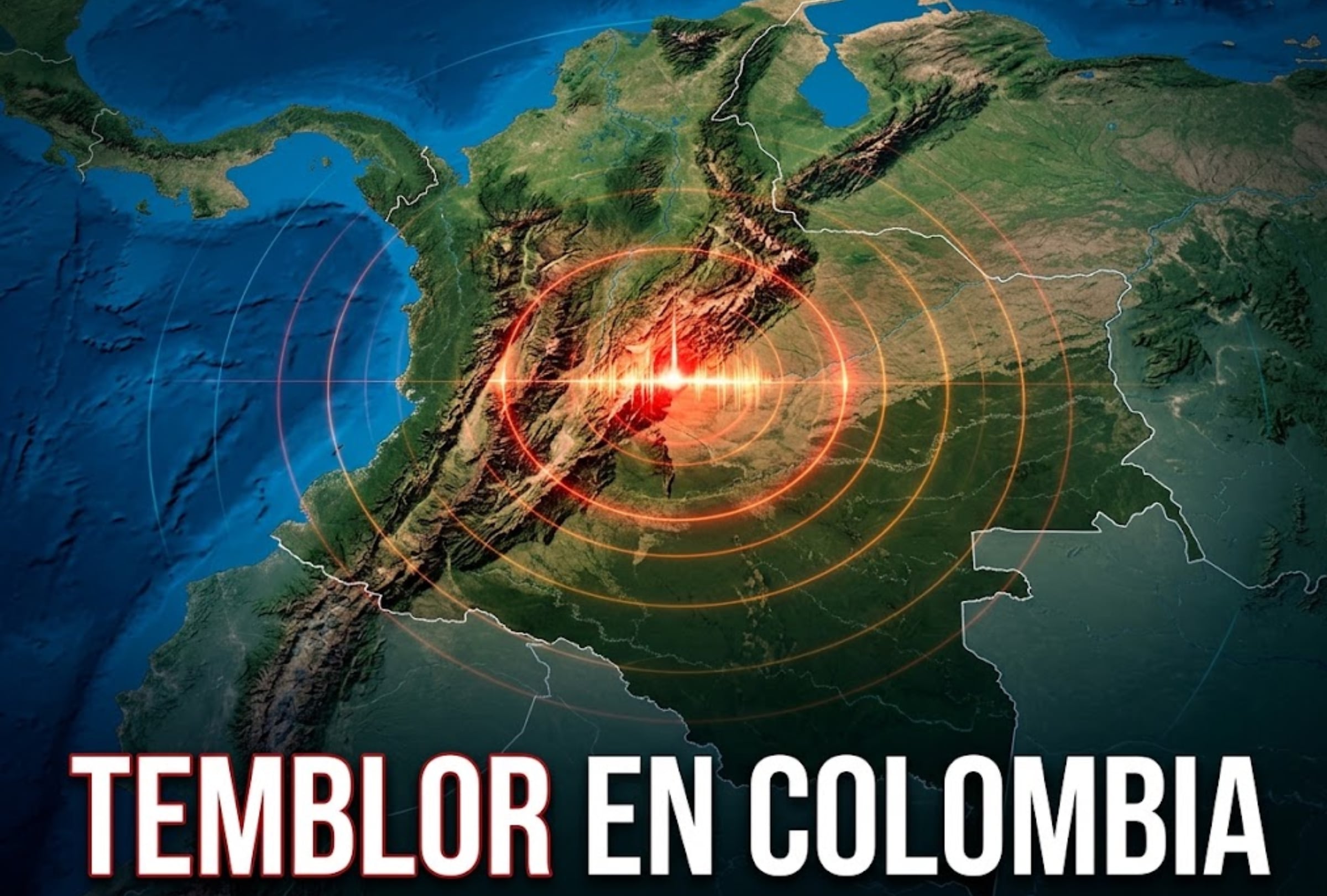 BOGOTÁ (COLOMBIA), 15/10/2026.- Te compartimos los datos sobre dónde y a qué hora fueron registrados los últimos temblores en Colombia hoy, así como su magnitud, profundidad y epicentro, según el reporte del Servicio Geológico Colombiano (SGC). FOTO: Imagen creada con la IA de Gemini.
