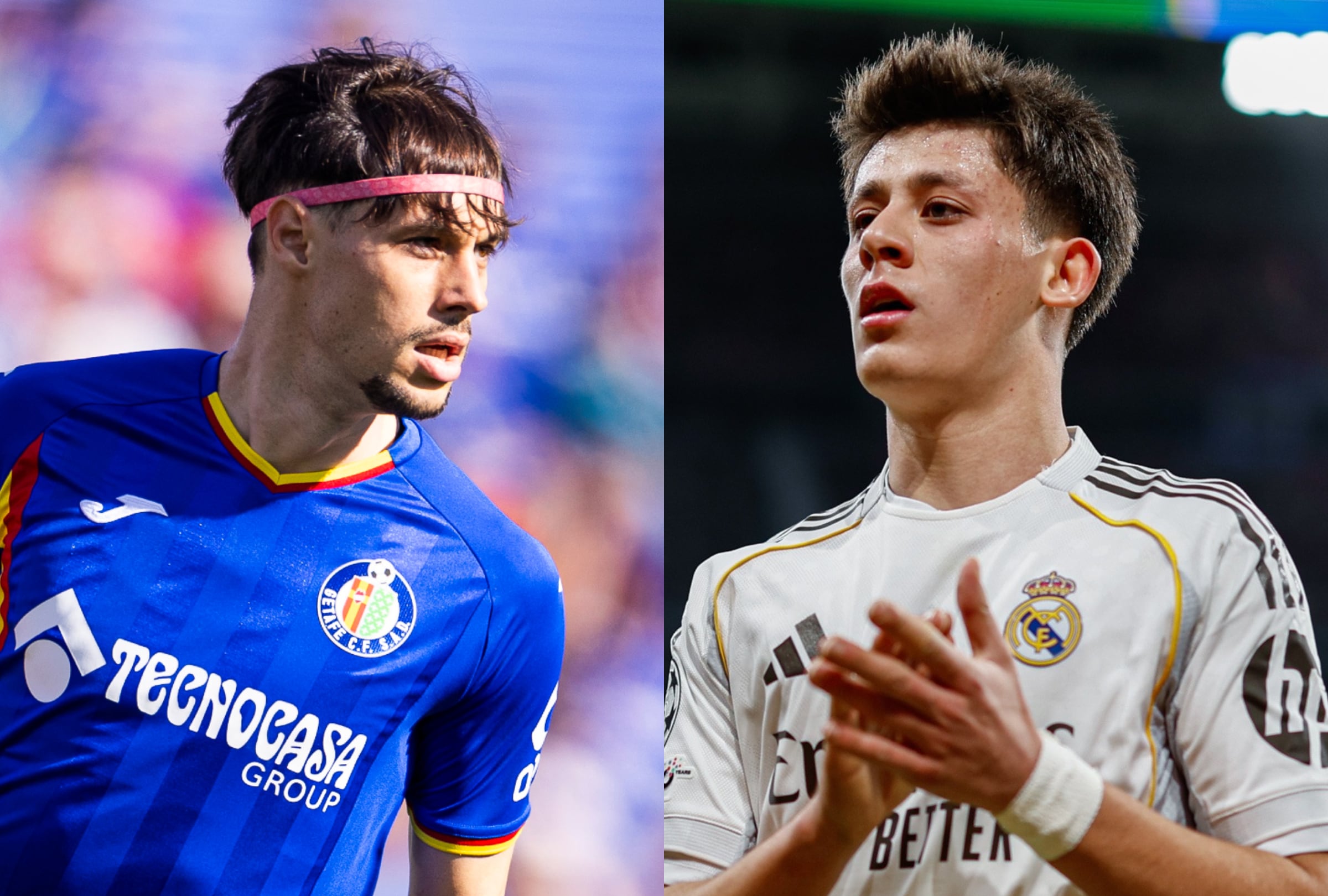 Real Madrid y Getafe se enfrentarán en el Estadio Santiago Bernabéu este lunes 2 de marzo (Foto: Composición Gestión / @GetafeCF / @realmadrid)