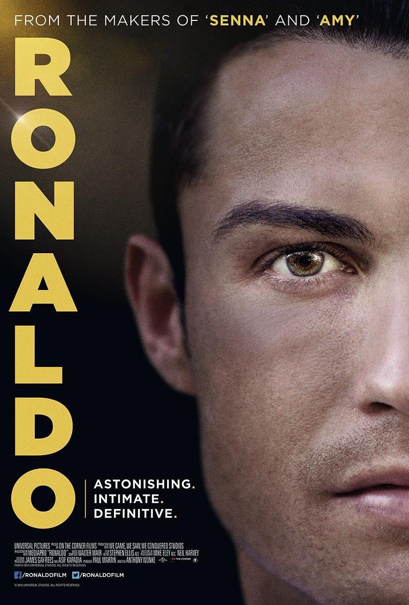 El póster de "Ronaldo", película documental del director Anthony Wonke que se desarrolla a lo largo de 80 minutos de metraje (Foto: On The Corner Films)