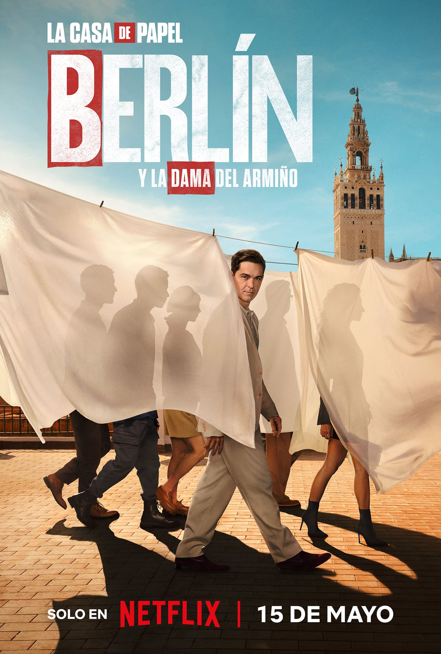 El póster de "Berlín y la dama del armiño", la segunda temporada de la serie de suspenso y acción "La casa de papel: Berlín" (Foto: Netflix)