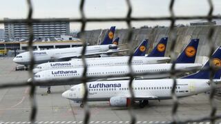 Lufthansa cancela 1,700 vuelos martes y miércoles por huelga de pilotos