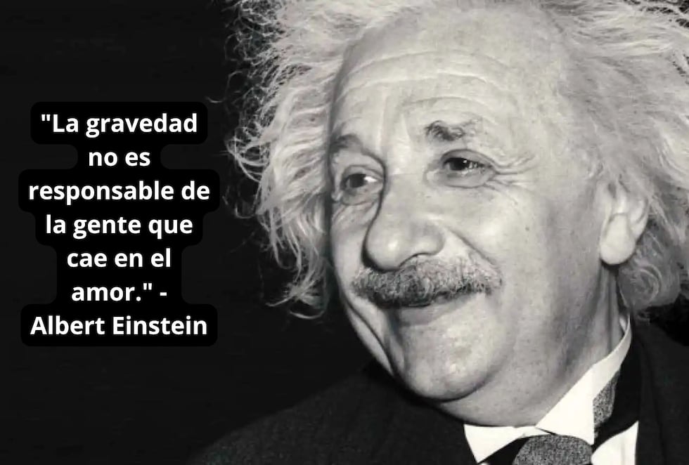 "La gravedad no es responsable de la gente que cae en el amor." - Albert Einstein (Foto: Canva.com / Noé Yactayo)