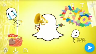 Snapchat se suma a los Juegos Olímpicos Río 2016