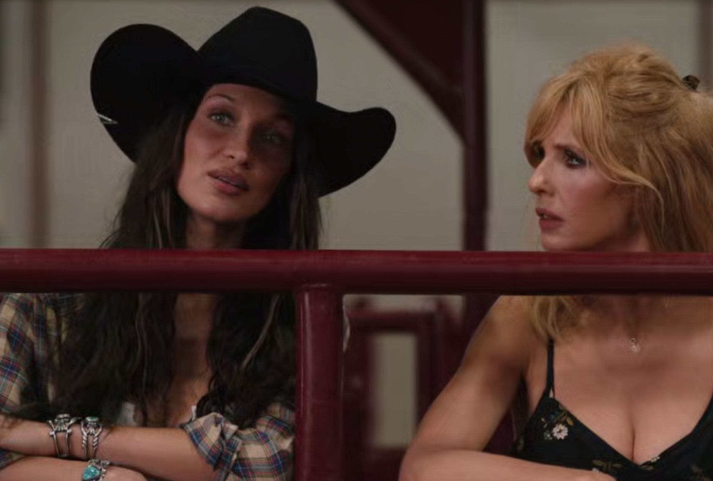 La modelo Bella Hadid hace un cameo en la quinta temporada de "Yellowstone" (Foto: Paramount)