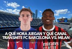 ¿A qué hora jugó y qué canal transmitió Barcelona vs Milan desde Estados Unidos?
