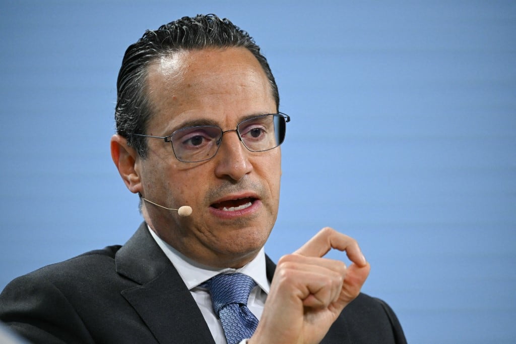 Shell CEO Wael Sawan speaks during the 2026 CERAWeek by S&P Global energy conference in Houston, Texas on March 24, 2026. (Photo by RONALDO SCHEMIDT / AFP)