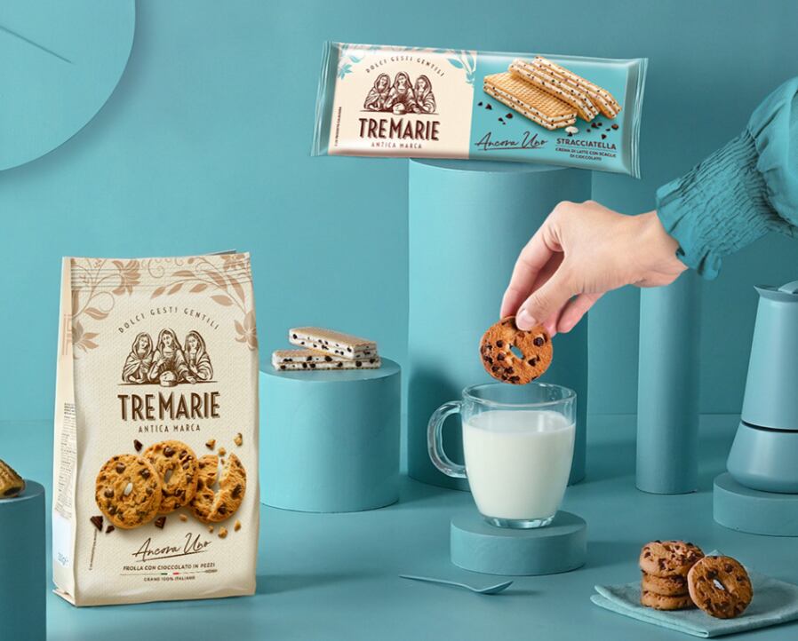 Productos bajo la marca Tre Marie. (Fuente: Sammontana)