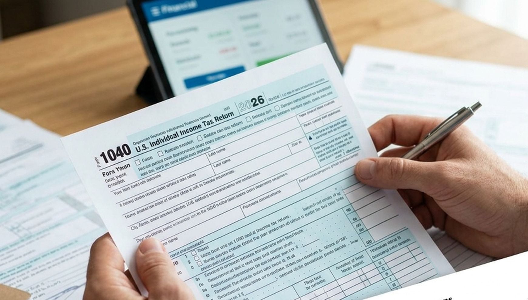 El Formulario 1040 preliminar para el año tributario 2026 añade una respuesta de “sí” o “no” sobre ciudadanía y autorización laboral. Aún no es una regla final, pero podría afectar la elegibilidad de ciertos reembolsos (Foto: Imagen creada por Gestión MIX usando Gemini)