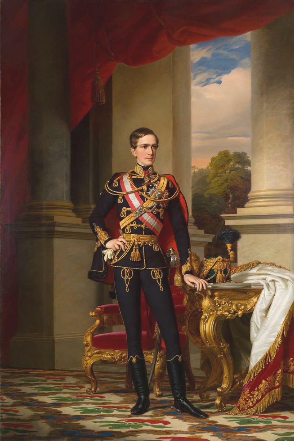 El emperador Francisco José I en 1853, en uniforme de húsar (Foto: Wikimedia)