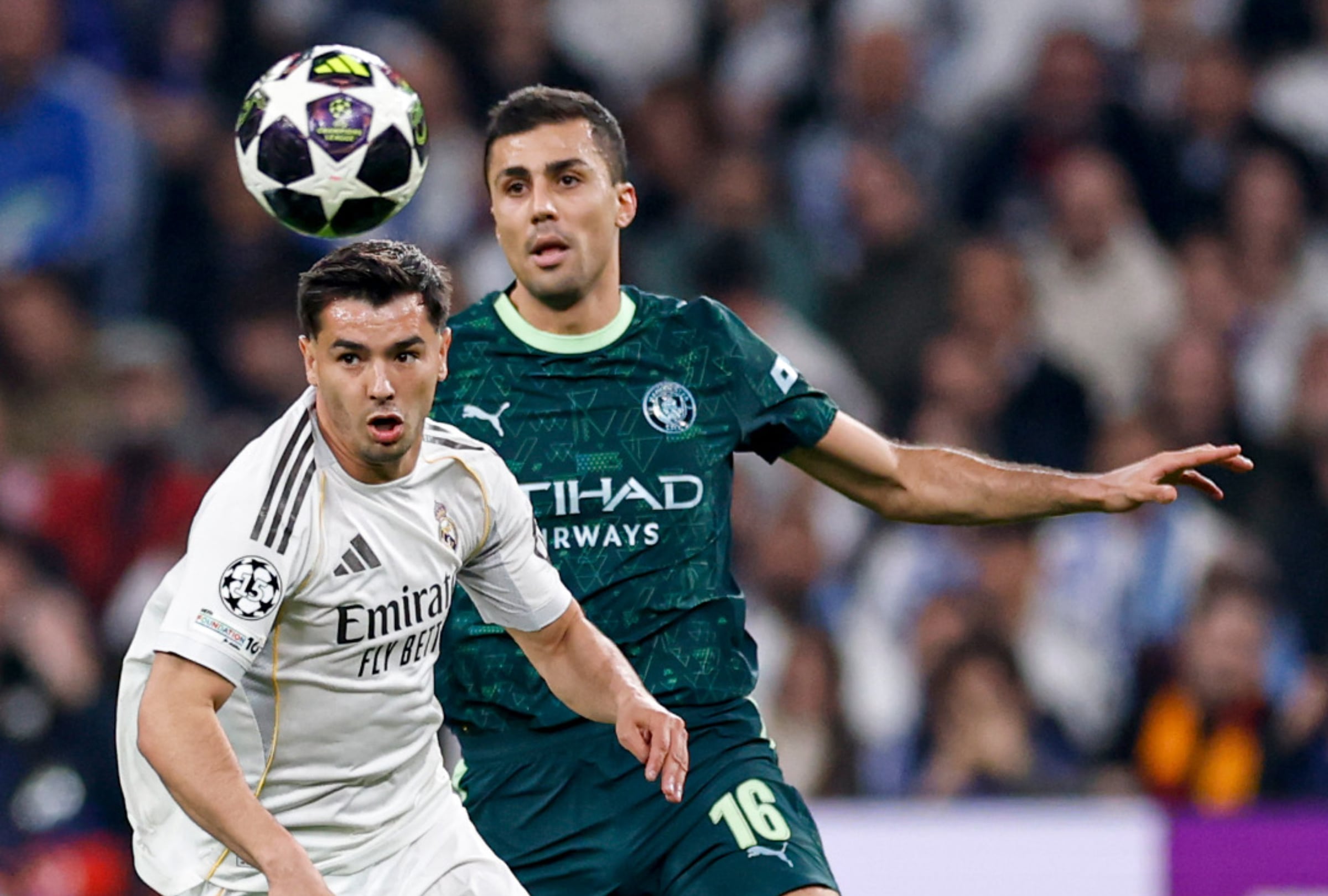 Manchester City vs Real Madrid se miden por el duelo de vuelta de los octavos de final de la UEFA Champions League 2025-26 (Foto: @realmadrid)