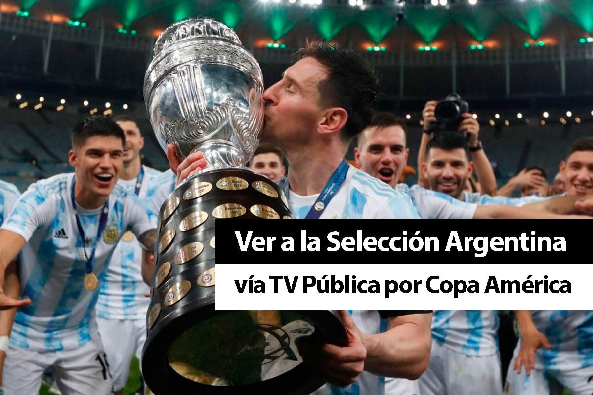 TV Pública transmitirá los 3 partidos de Argentina por fase de grupos de la Copa América 2024. (Foto: AFP/Composición Mix)