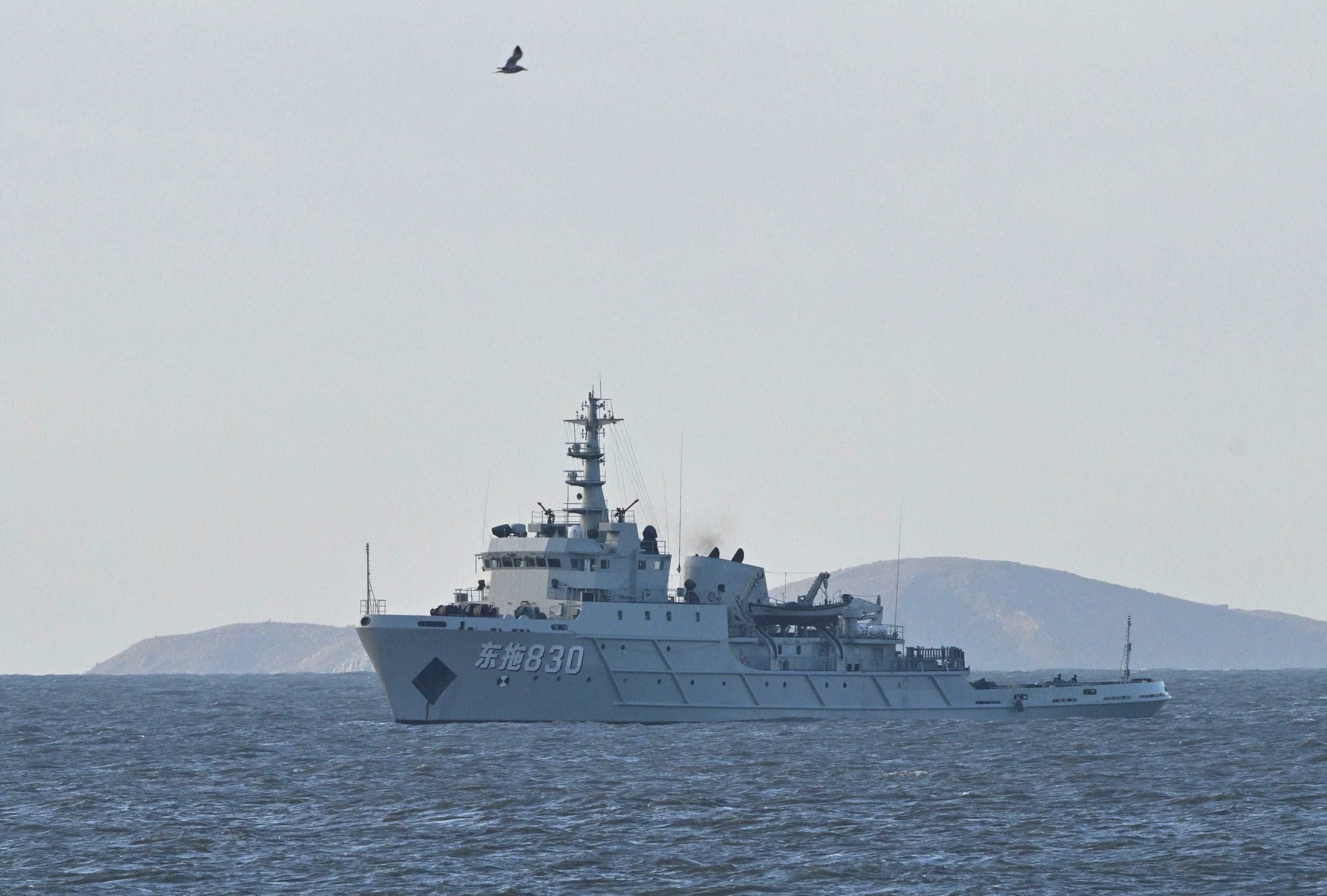 China inicia ejercicios militares cerca de Taiwán, simulando un bloqueo de puertos clave. (Foto: ADEK BERRY / AFP)