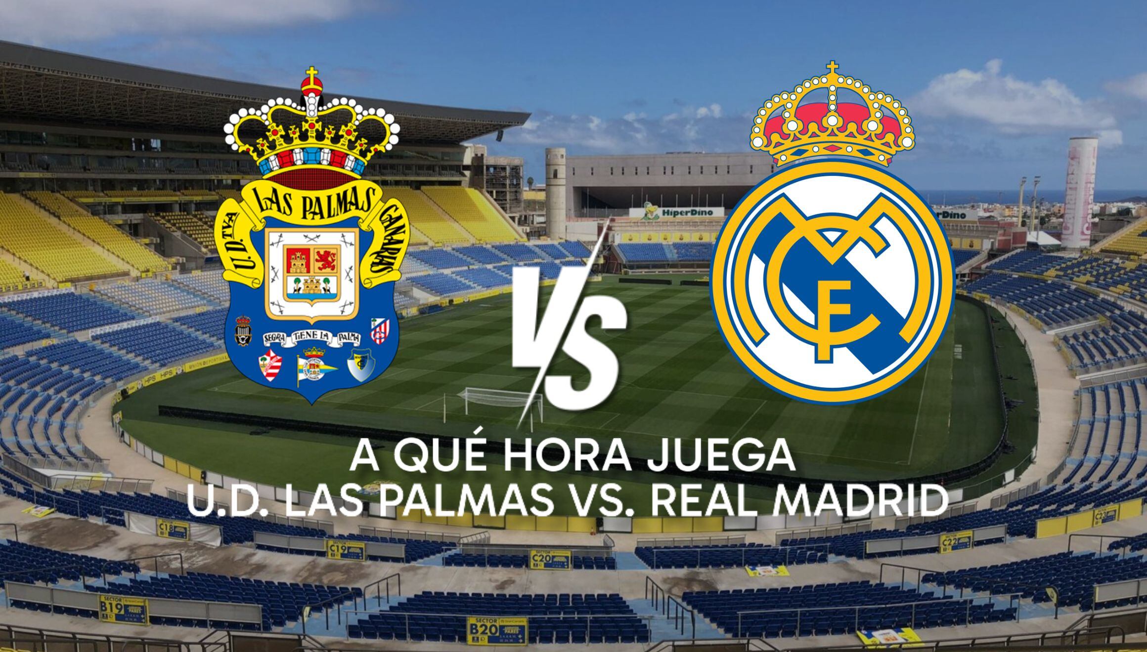 Conoce el horario exacto del partido entre la UD Las Palmas y el Real Madrid por LaLiga, así como todos los detalles sobre el encuentro y no te pierdas ni un minuto de este emocionante duelo válido por la Jornada 3 del torneo español. | Crédito: Composición Mix
