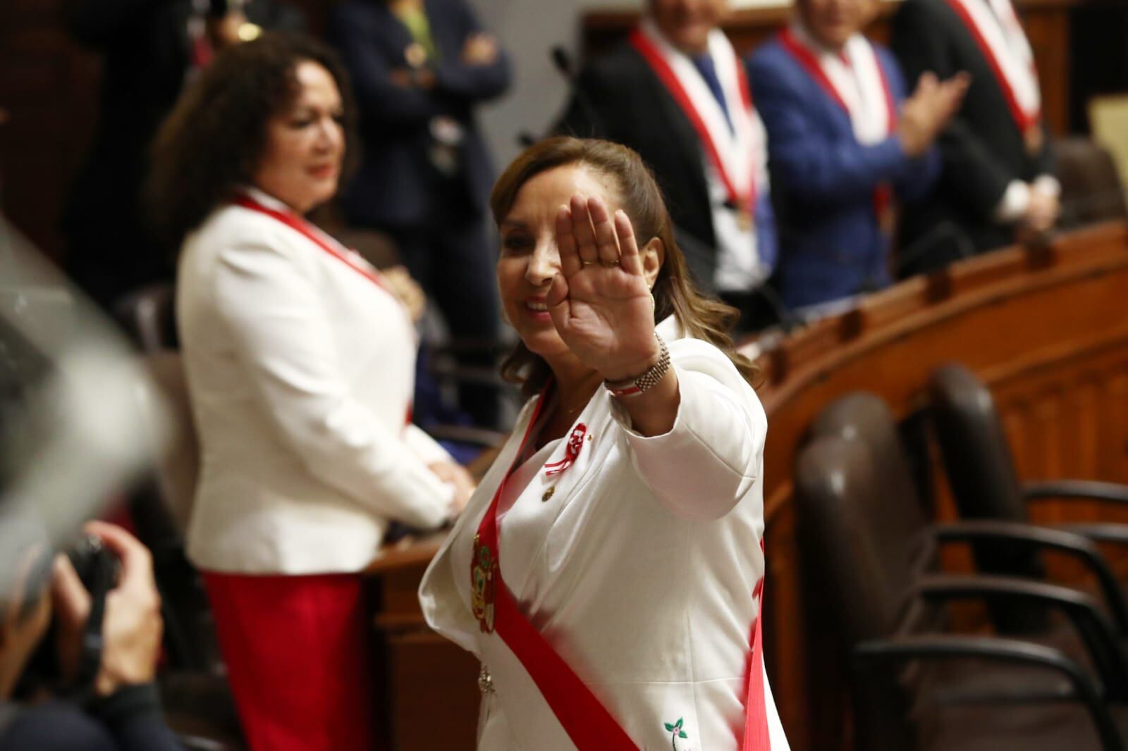 Dina Boluarte extendió su discurso por más de 3 horas. (Foto: GEC)