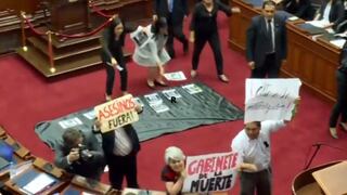 Gabinete Otárola llega al congreso para voto de confianza pero suspenden el pleno ante disturbios