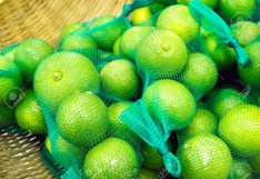 Stock de limón llega al 80% en mercados mayoristas: este es el precio por kilogramo