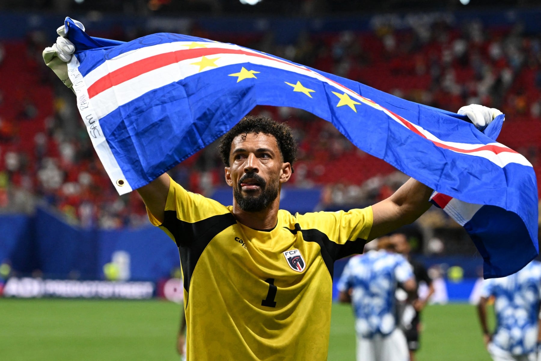 Vozinha, arquero de Cabo Verde, fue una de las figuras de su selección que le sacó empates a España y Uruguay. (Foto: AFP)