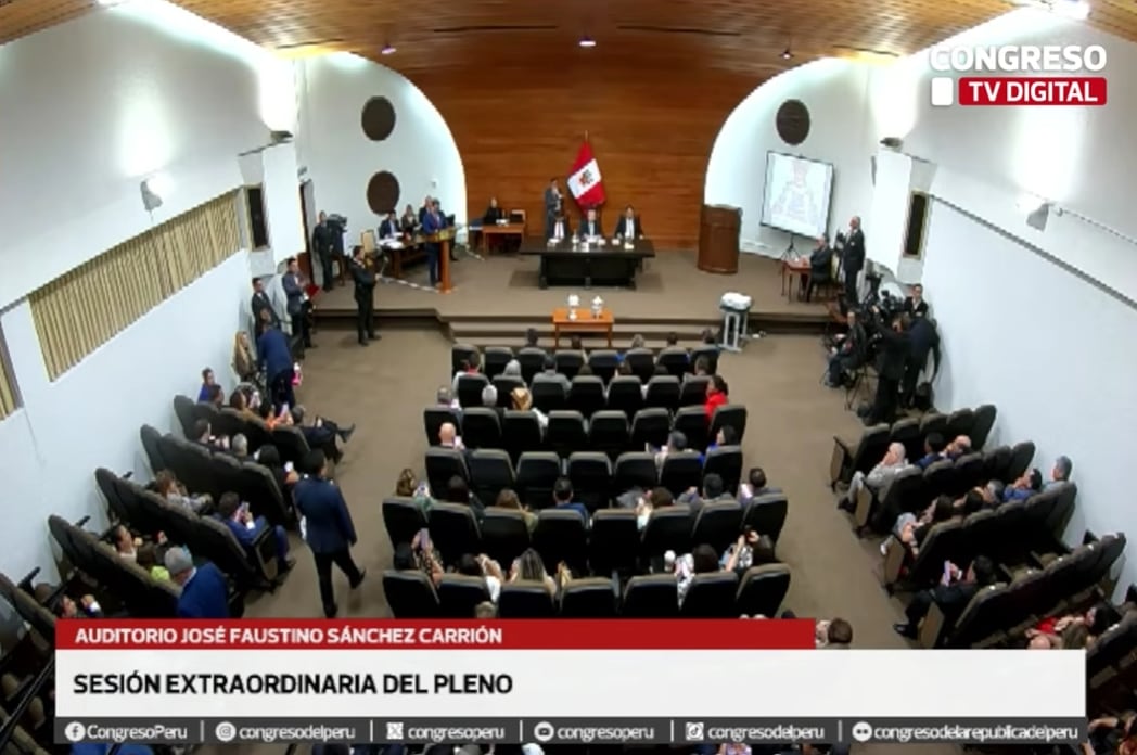 Congreso elige al nuevo presidente tras la censura de José Jerí. Será el octavo mandatario en 10 años. Foto: Captura / Congreso TV