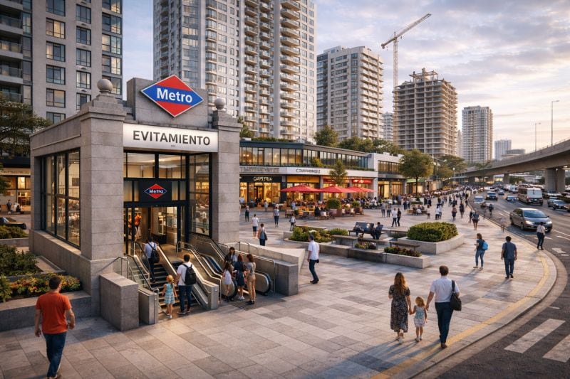 El proyecto de uso mixto se ubica a solo 100 metros de la estación Evitamiento de la Línea 2 del Metro de Lima. (Imagen referencial)