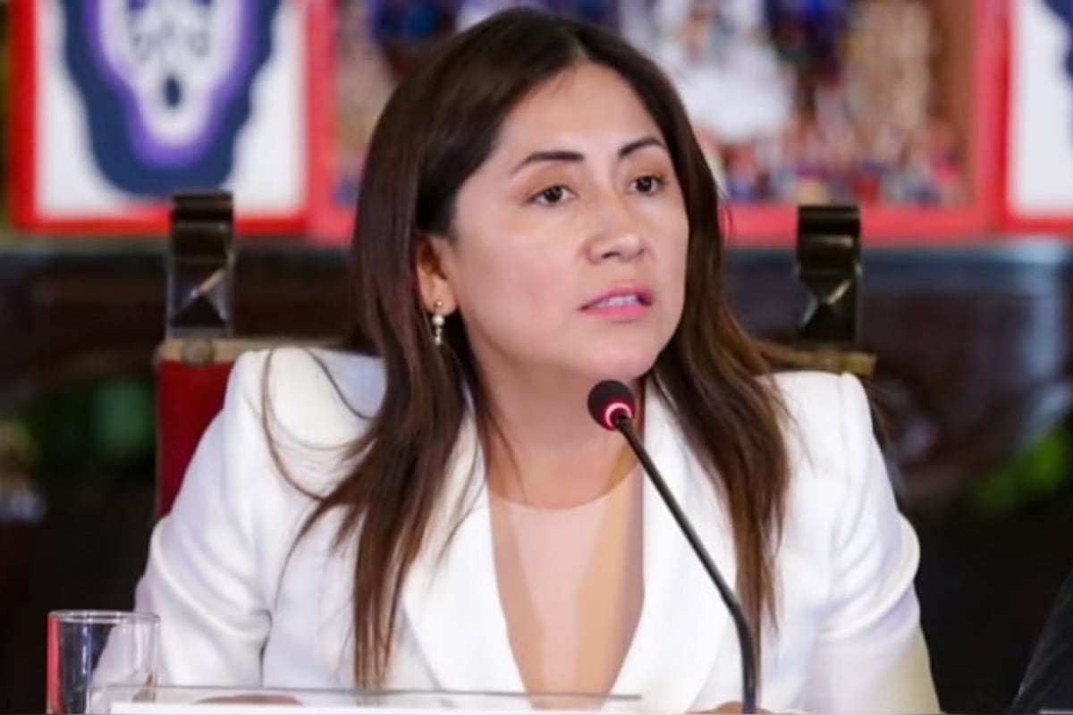 Kelly Portalatino afirma que Perú Libre votará a favor de la vacancia presidencial. (Foto: Andina)