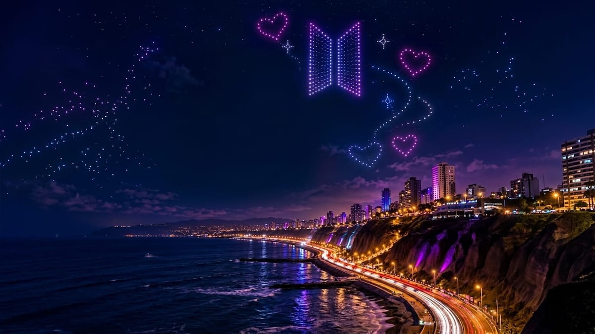 BTS en Perú: ofrecerán show de drones en la Costa Verde, ¿cuándo?