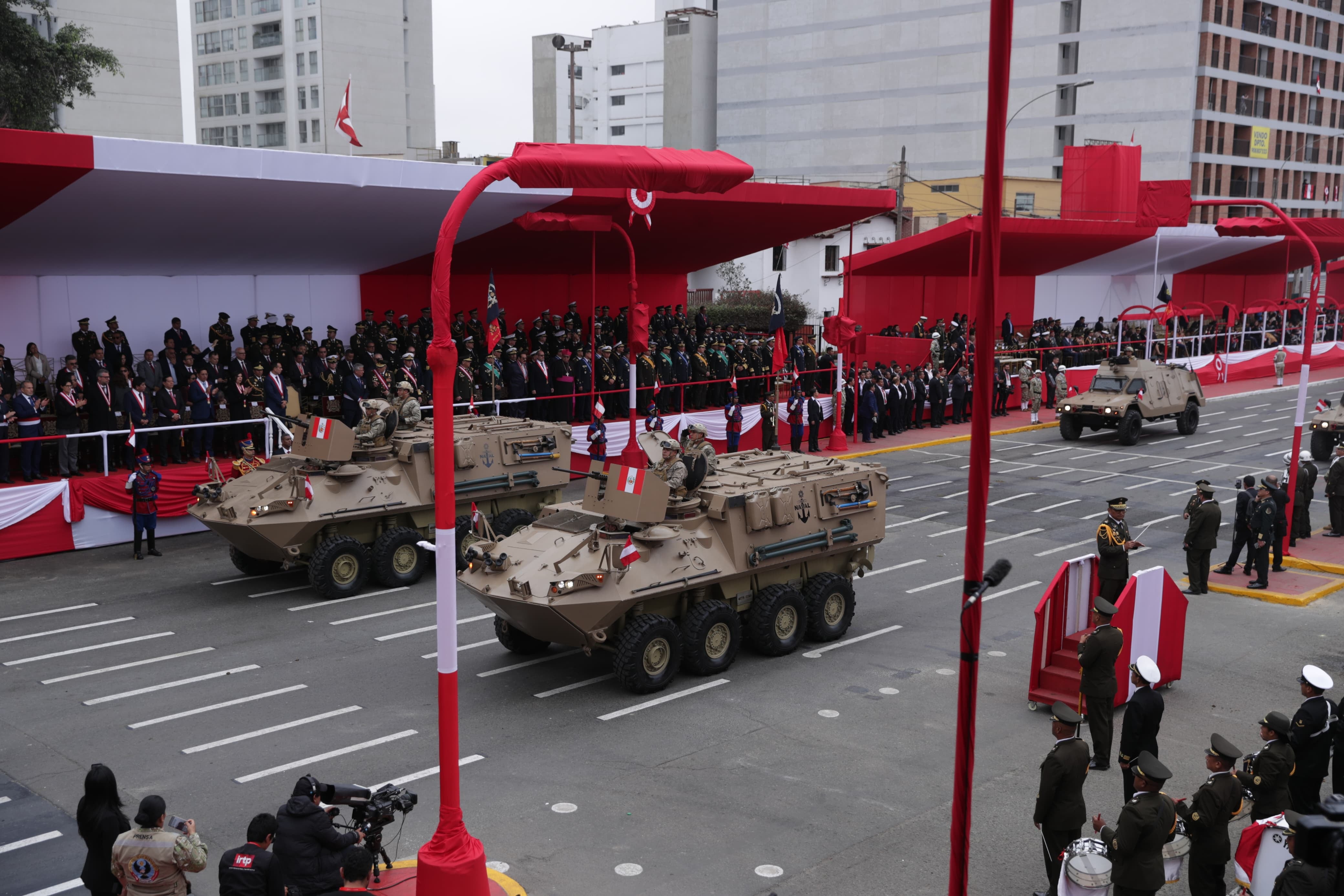 La Gran Parada y Desfile Cívico Militar Policial se realizará este miércoles 29 de julio a lo largo de toda la avenida Brasil, como parte de las celebraciones por el 205° Aniversario de la Independencia del Perú. (Fotos: Joel Alonso; Julio Reaño y Antonio Melgarejo/ @photo.gec)