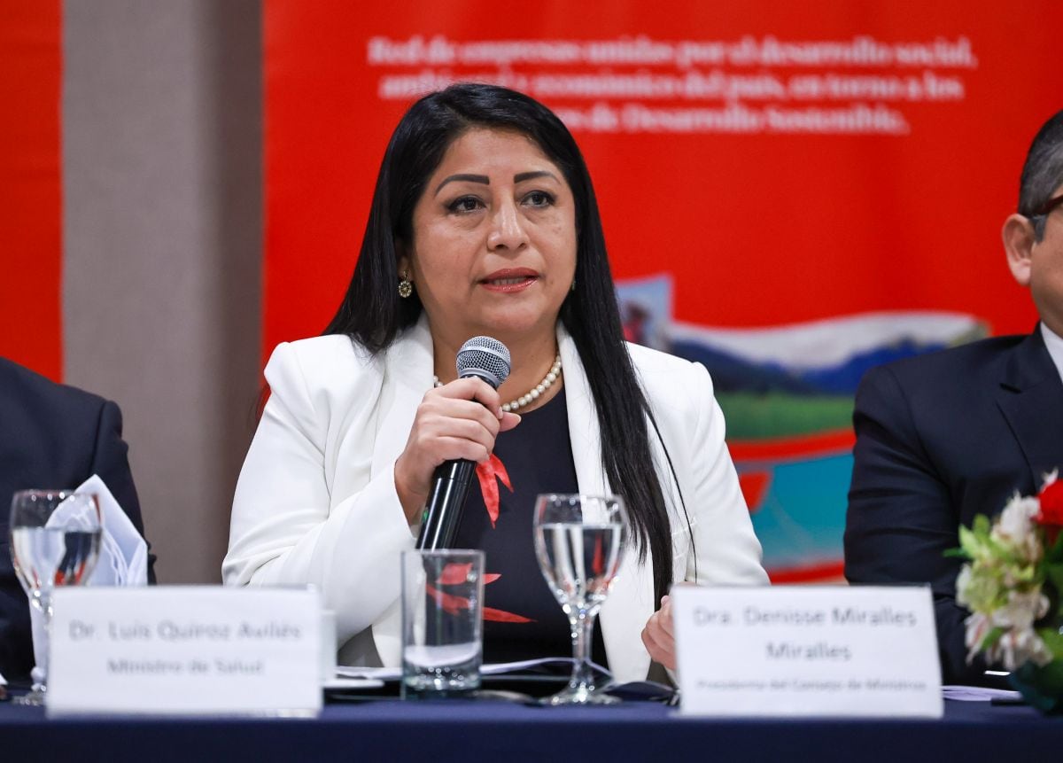 La jefa del Gabinete, Denisse Miralles, expresó su seguridad en que el Congreso otorgará el voto de confianza al equipo ministerial que encabeza. Foto: PCM.