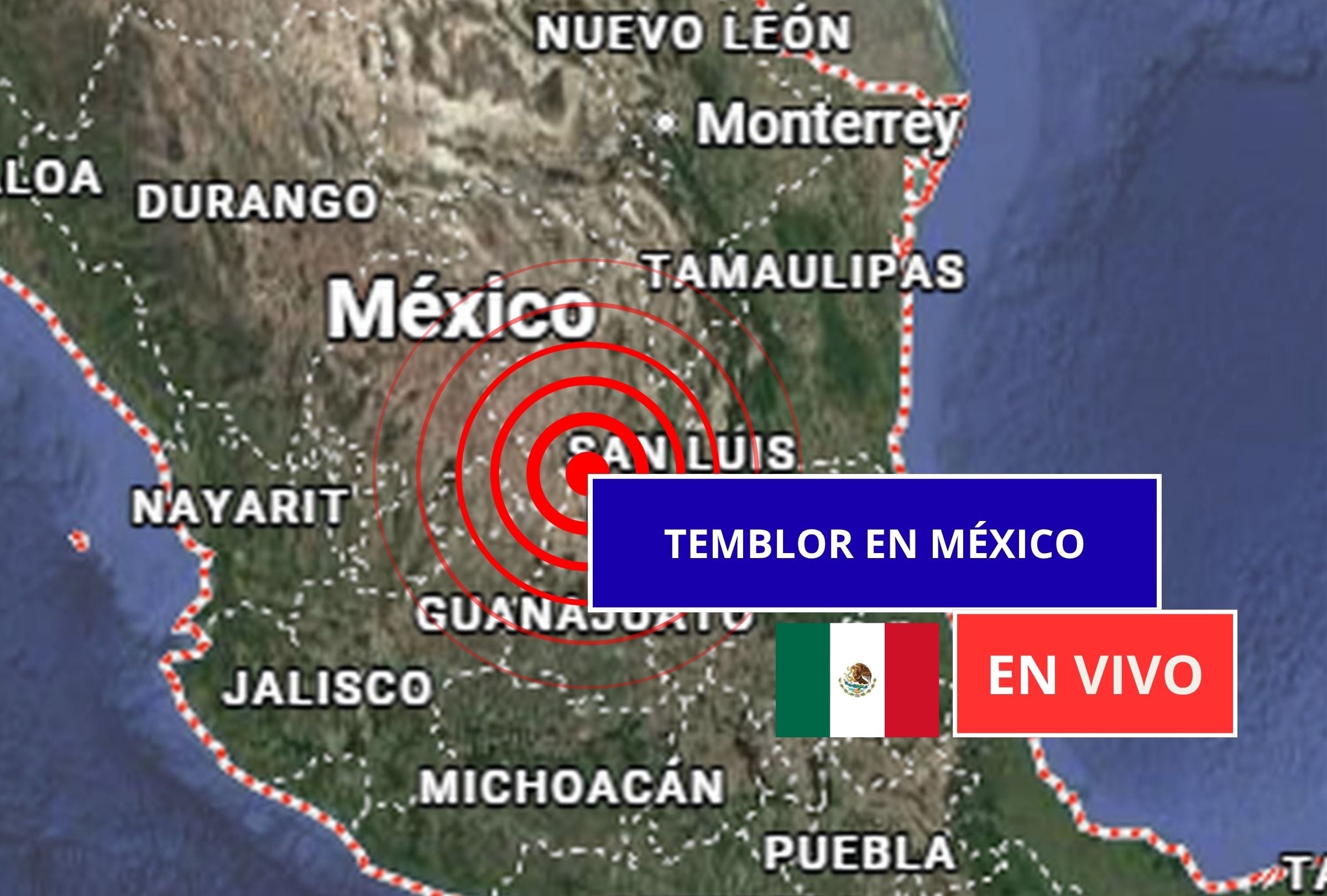 Sigue el reporte oficial del Servicio Sismológico Nacional (SSN) sobre los últimos temblores registrados en México hoy, viernes 17 de abril de 2026. (Imagen creada con foto de Google Maps para Gestión Mix)