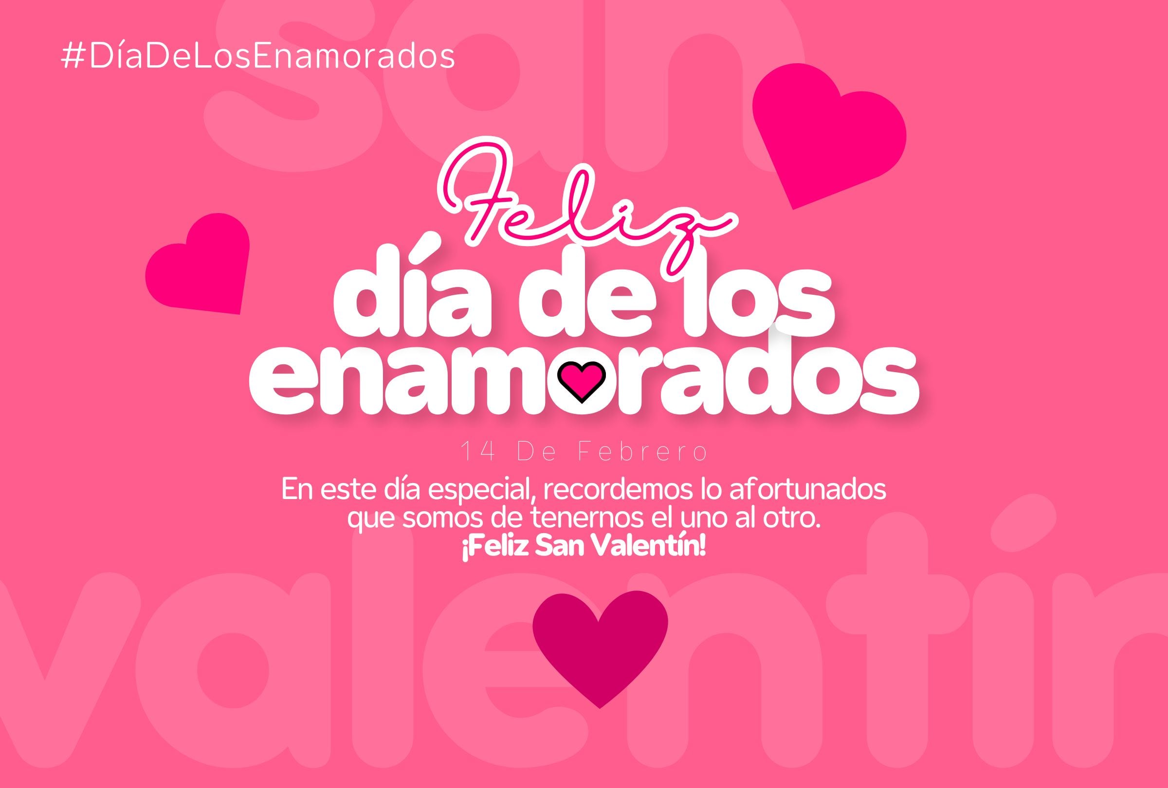 "Gracias por compartir tu vida conmigo. ¡Feliz 14 de febrero!" (Foto: Canva.com / Noé Yactayo)