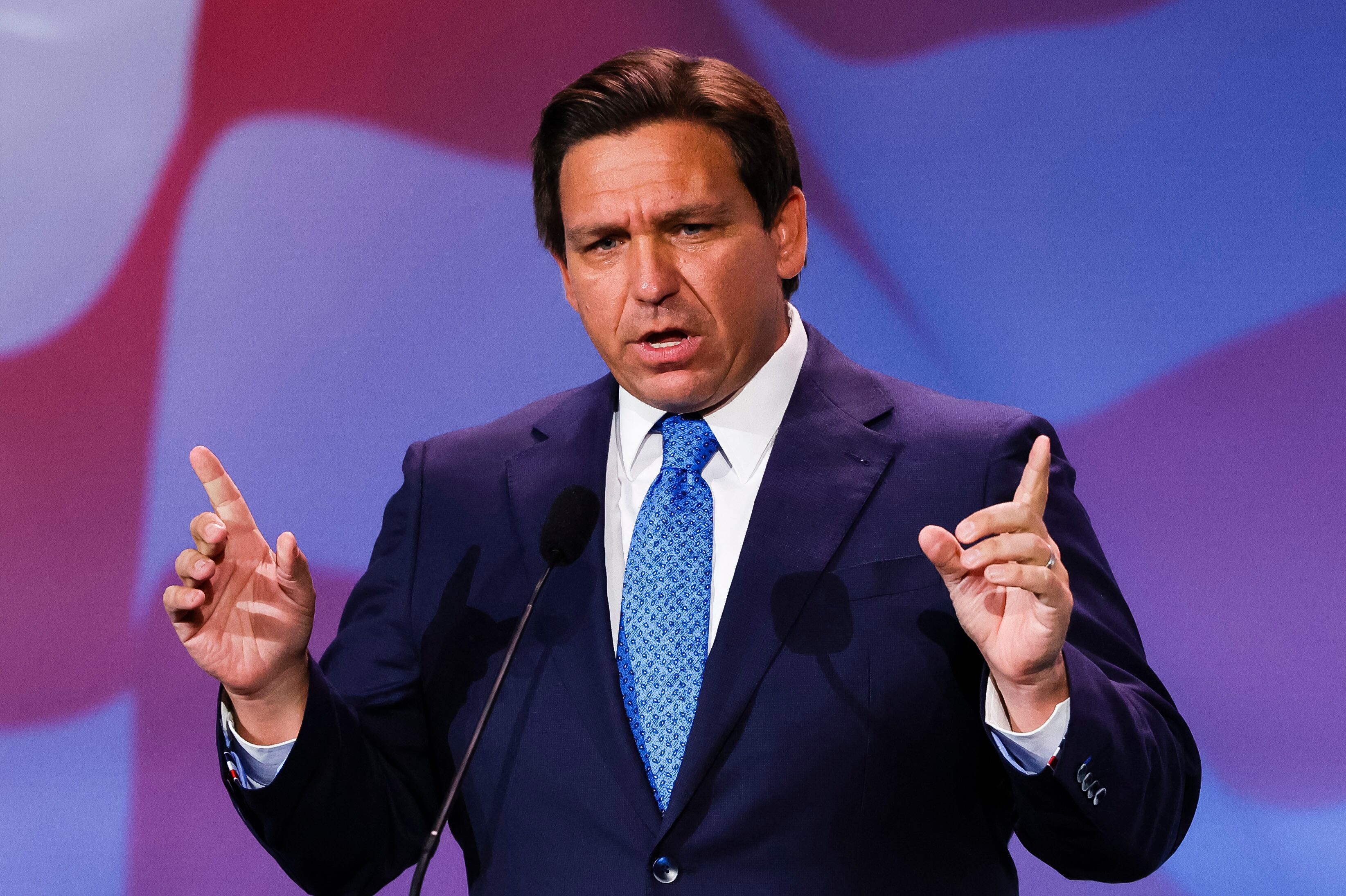 Ron DeSantis, actual gobernador del estado de Florida (Foto: AFP)