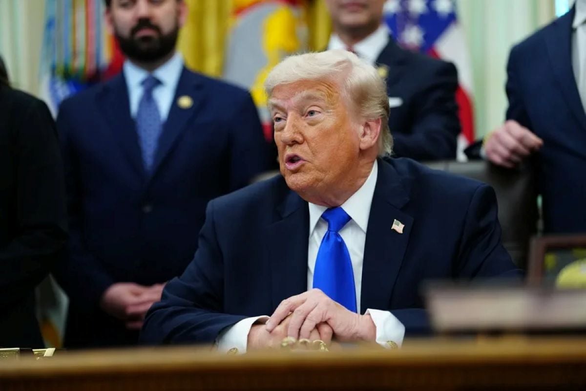 Donald Trump envió una carta al Congreso de EE.UU. en la que asegura que las hostilidades con Irán han terminado tras la tregua vigente desde abril. Foto: EFE.