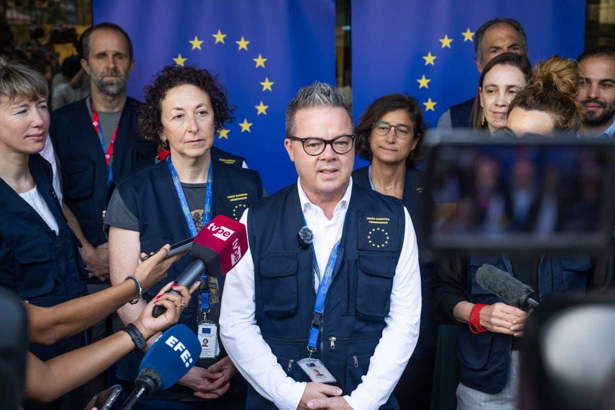 Misión de Observación Electoral de la Unión Europea en Perú 2026. Foto: X / @MoeuePeru26