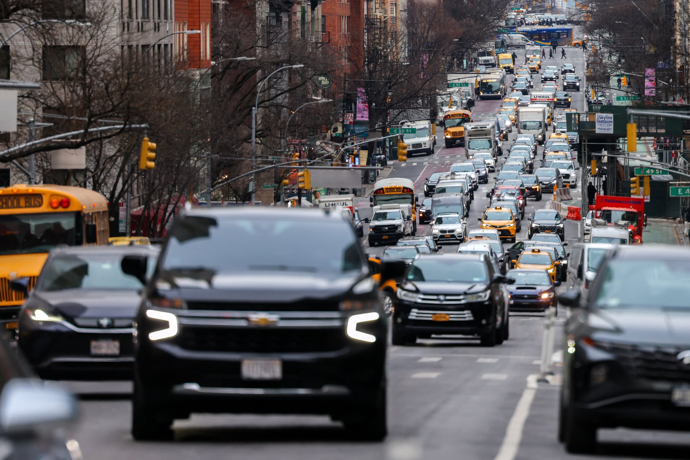 Los conductores de Nueva York enfrentan reglas más severas al conducir sus autos (Foto: AFP)
