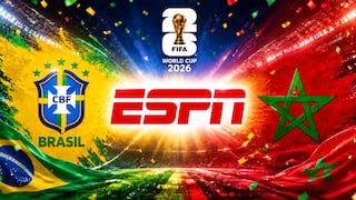 ESPN transmitió el partido Brasil (1-1) Marruecos vía Disney Plus por el Mundial 2026