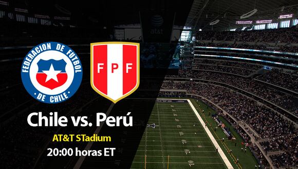 Sigue el partido Chile vs. Perú por la Copa América 2024, este 21 de junio, desde el AT&T Stadium de Arlington, Texas. (Foto: Composición Mix)