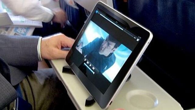 iPads versus las revistas de los aviones