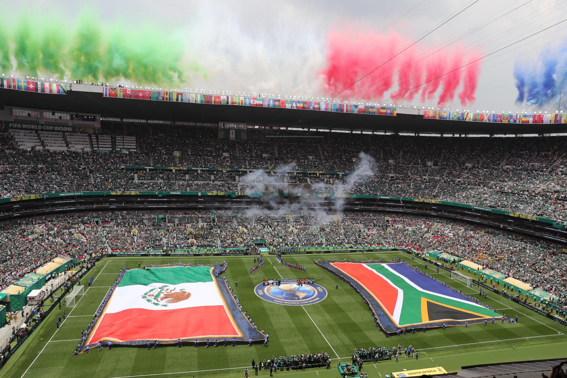 Inauguración del Mundial 2026, en el estadio Ciudad de México (México). Foto: EFE