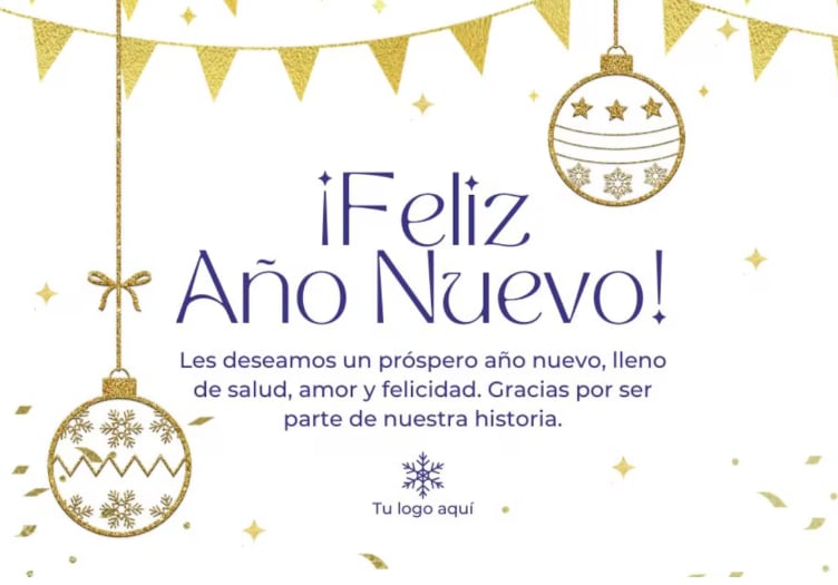 Las mejores tarjetas para compartir por el Año Nuevo 2026 (Foto: Pixabay)