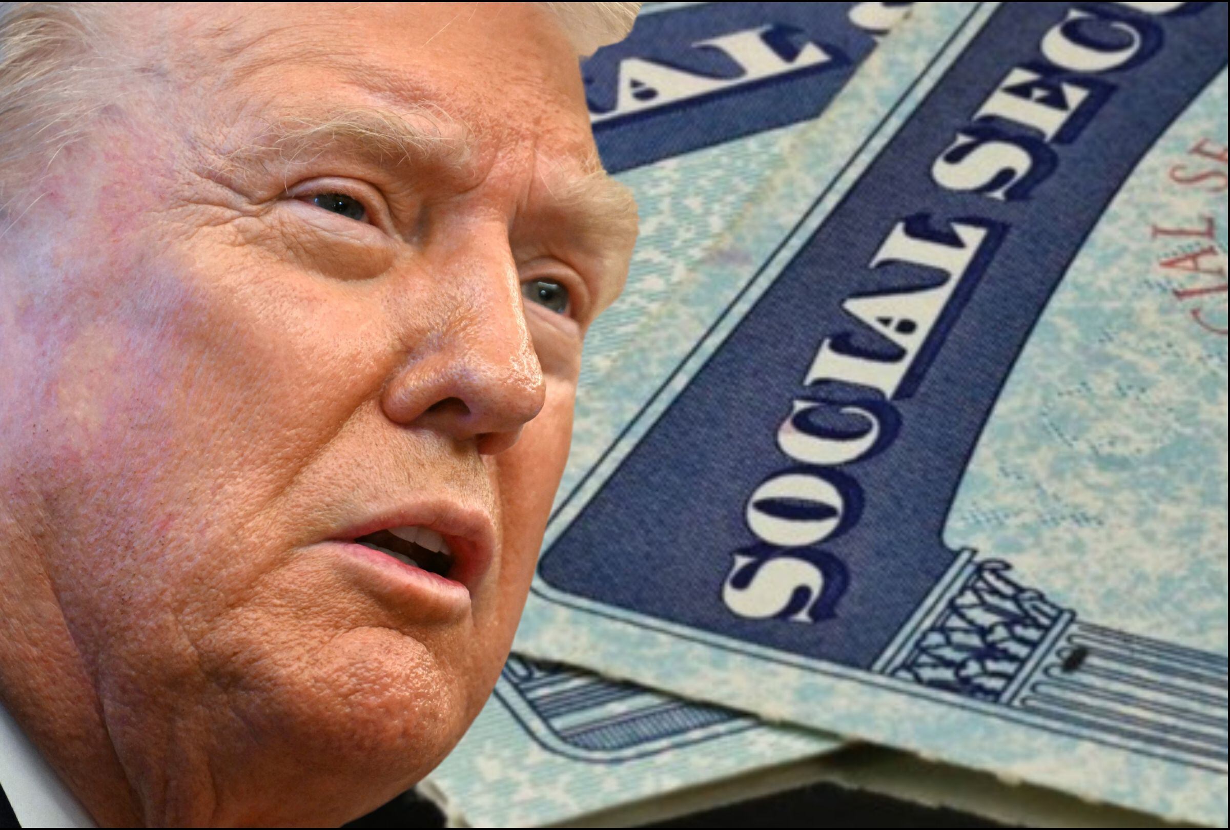 Muertos para el sistema. La administración de Donald Trump anula de Seguro Social de EE.UU. a miles de inmigrantes (Foto: Diseñado por Canva/ Freepik/ AFP/ Administración del Seguro Social / Imagen referencial no válida legalmente, solo usada con fines educativos)