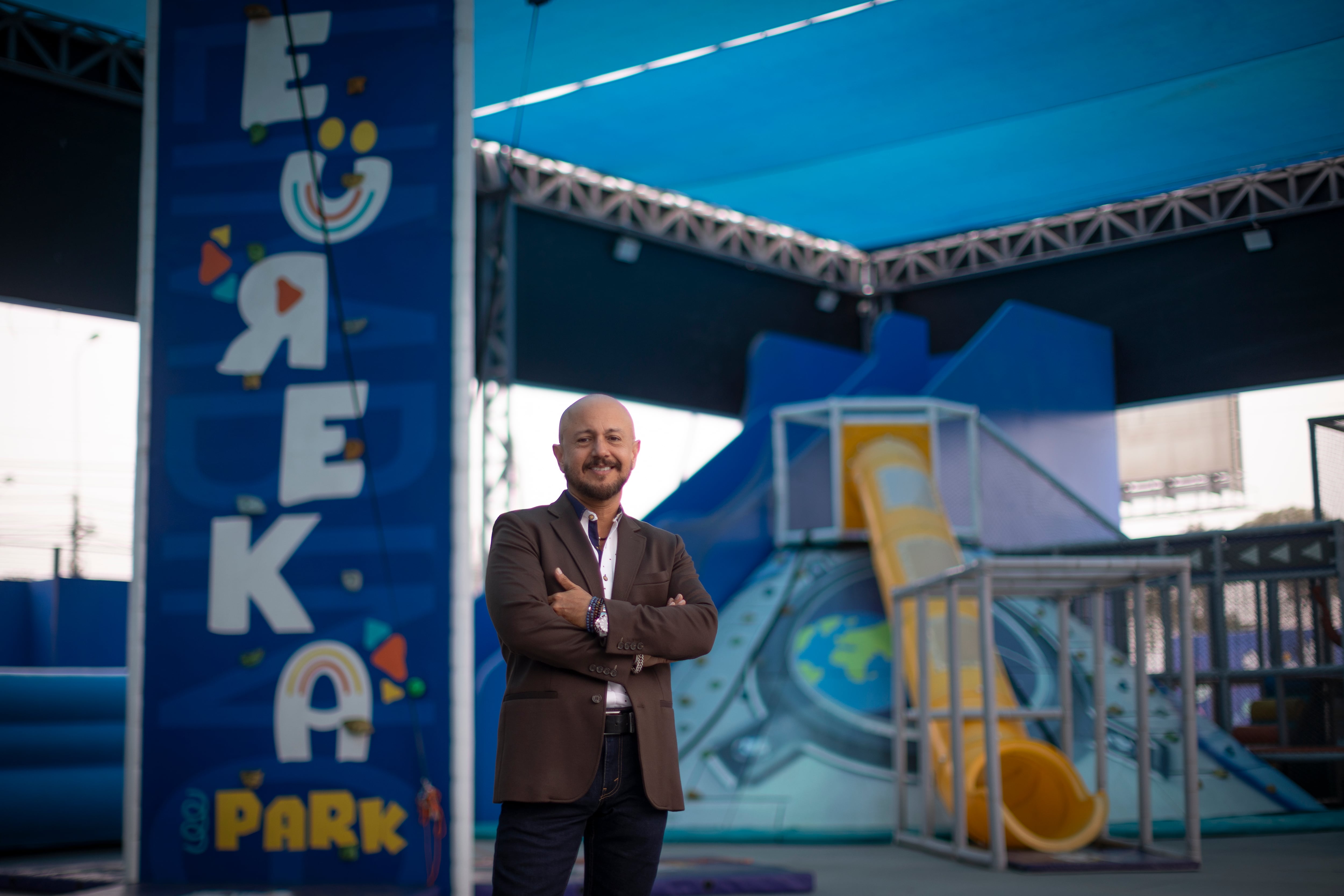 Roberto Figueroa, gerente comercial de Eureka Park, afirmó que la compañía mantiene un crecimiento de doble dígito y prepara nuevas aperturas en Lima para sus negocios de entretenimiento físico y realidad virtual. Foto: GEC / Hugo Pérez