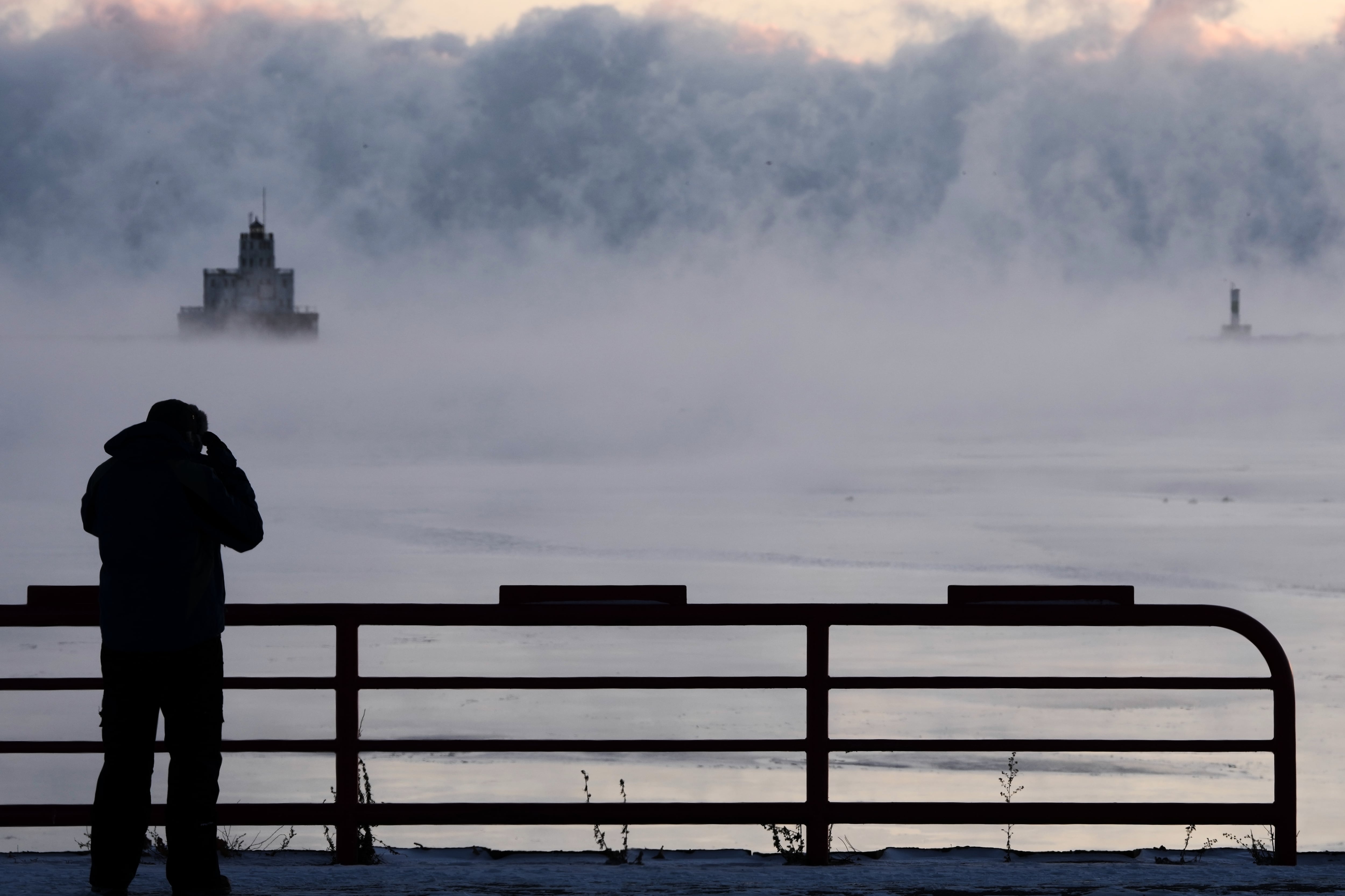 Una vista del Lago Michigan desde Milwaukee. (AP Photo/Morry Gash)