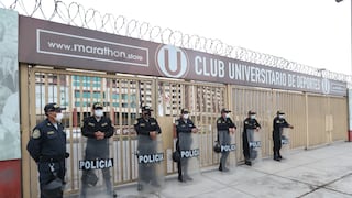Policías resguardan los estadios de Universitario y Sporting Cristal tras actos de violencia