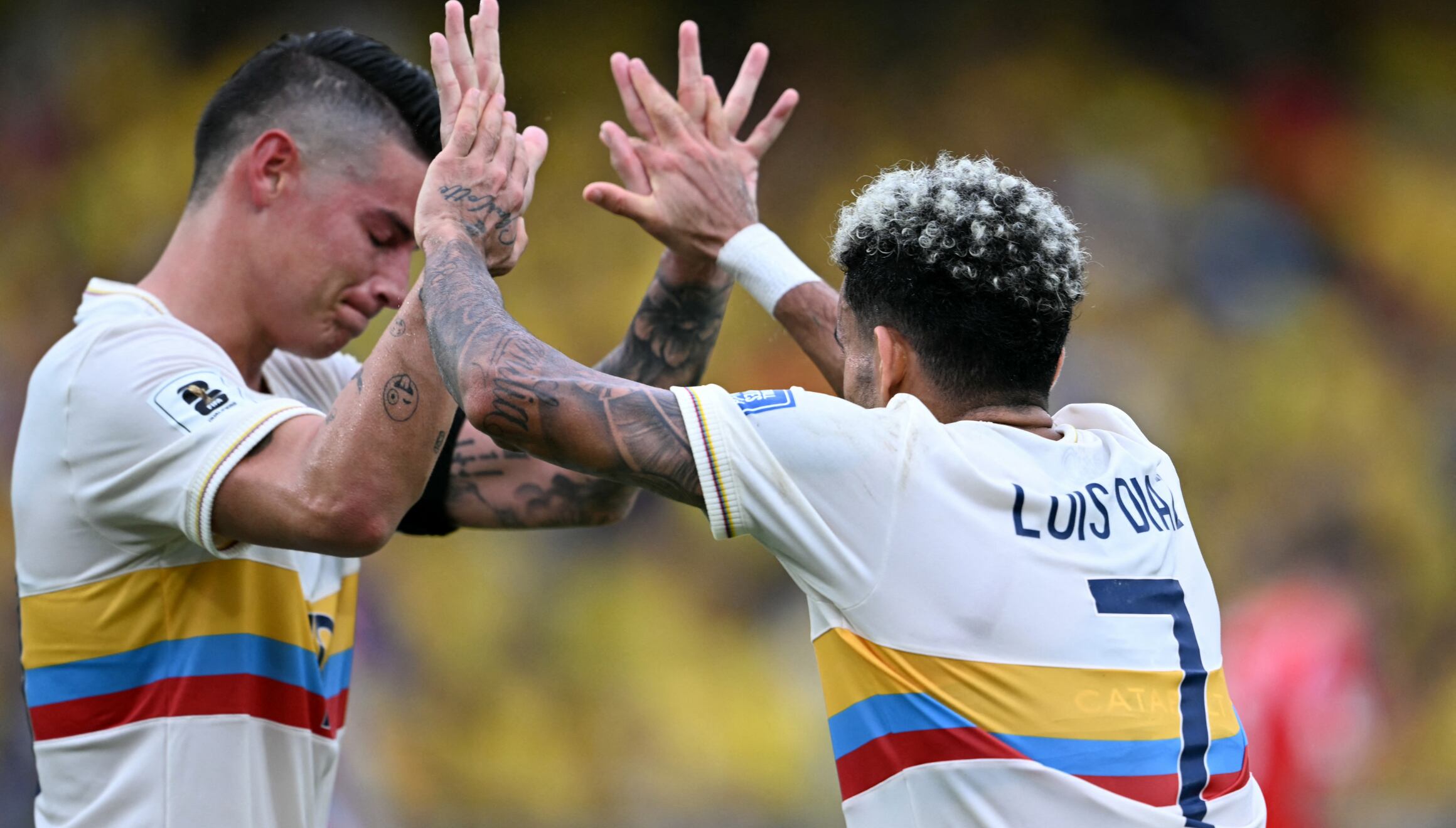 Colombia sacó un triunfo en Barranquilla ante Chile por la Jornada 10 de las Eliminatorias 2026. (Foto: AFP)