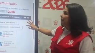 JNE: resultado de la elección presidencial se tendrá “hacia la quincena de mayo”