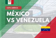 ¿A qué hora ver México vs. Venezuela por Copa América 2024?