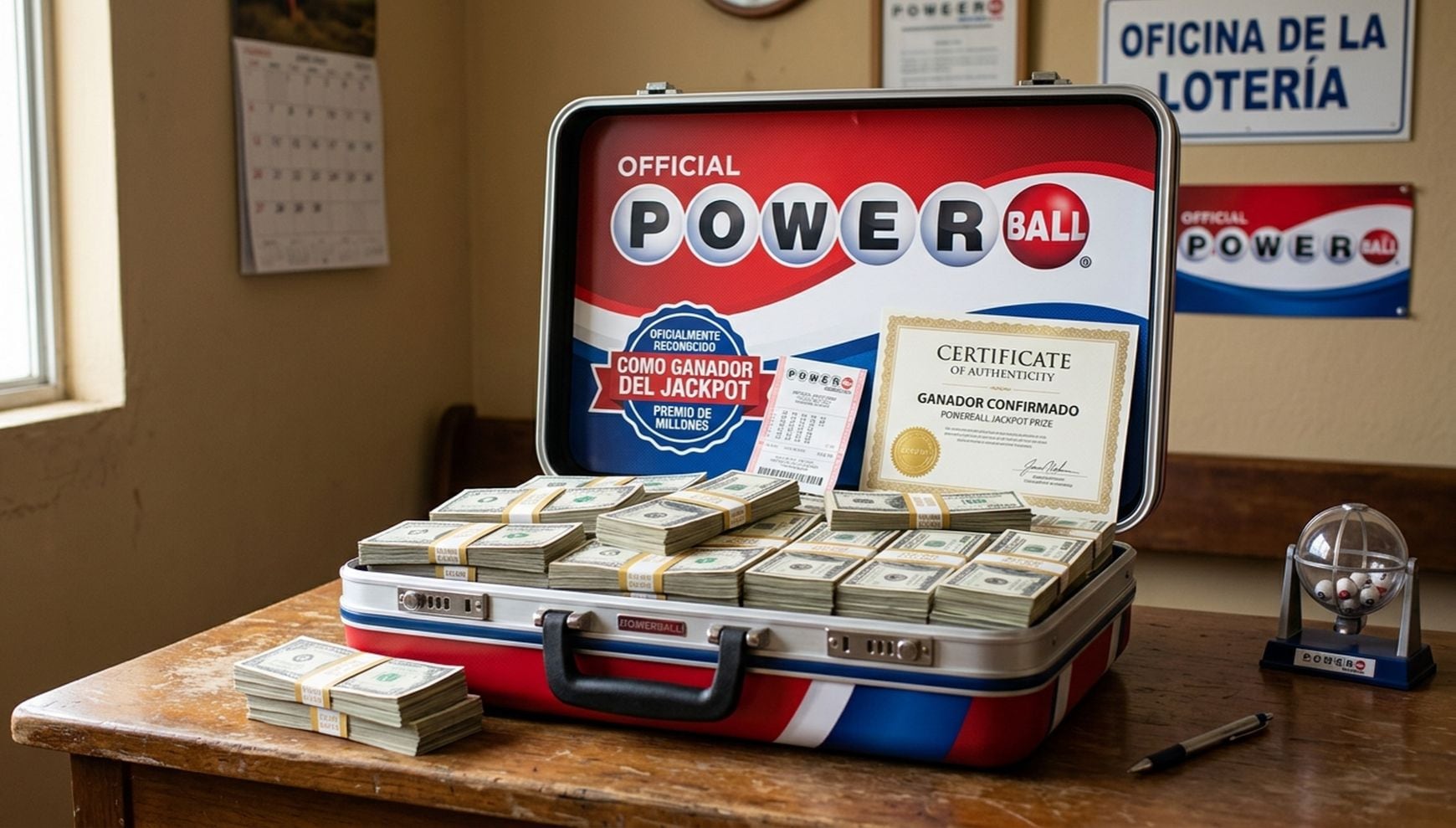 Los grandes premios pueden llevar al ganador a las tasas federales más altas. Por eso, el descuento inicial que aparece al cobrar el boleto no siempre representa la cantidad total que terminará pagando al IRS (Foto: Imagen creada por Gestión MIX usando Gemini)