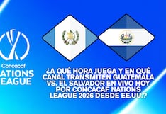 📺 ¿A qué hora van a jugar y por qué canal TV transmiten Guatemala vs. El Salvador EN VIVO por Concacaf Nations League 2026 desde EE.UU.?