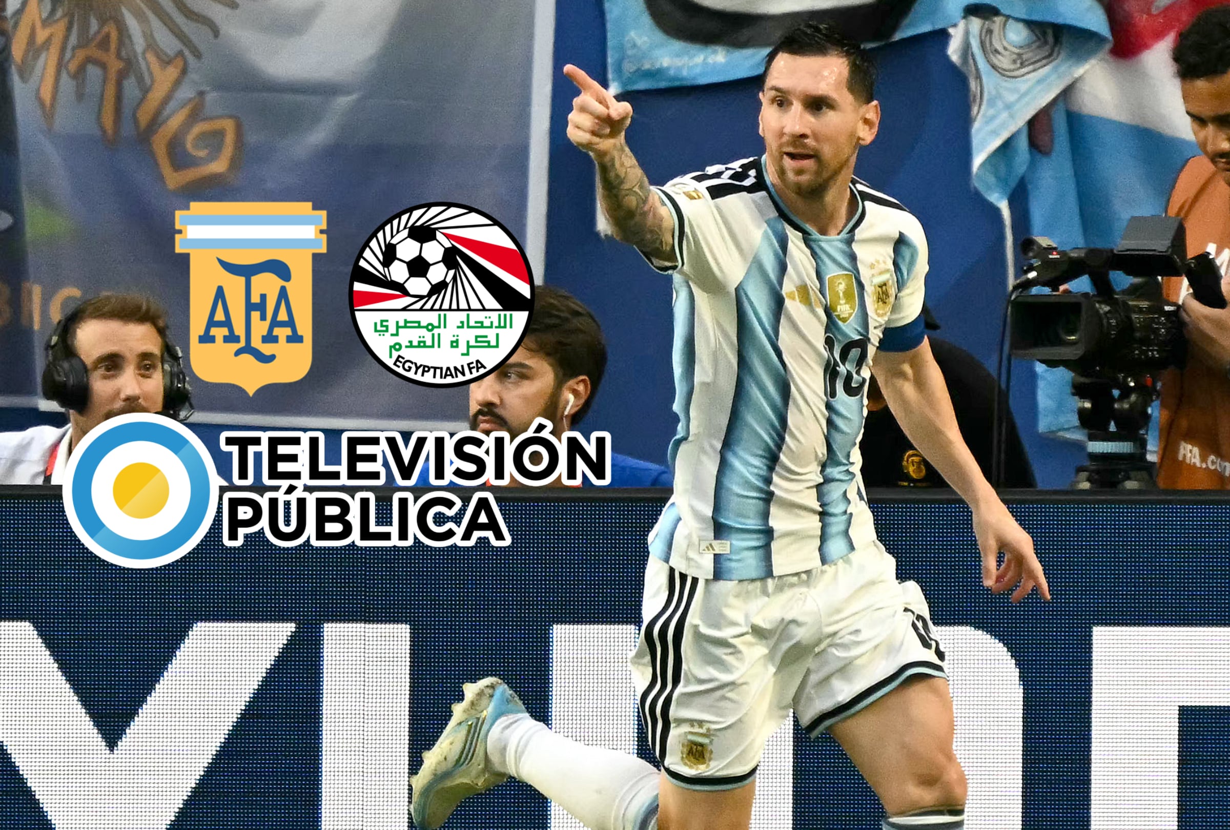 ATLANTA, GEORGIA (ESTADOS UNIDOS),- 07/07/2026.- Cobertura oficial de TV Pública (Canal 7) EN VIVO GRATIS para ver la transmisión del partido Argentina vs. Egipto hoy por los octavos de final del Mundial 2026 en el Mercedes-Benz Stadium de Atlanta, Georgia. FOTO DE CHANDAN KHANNA PARA AFP