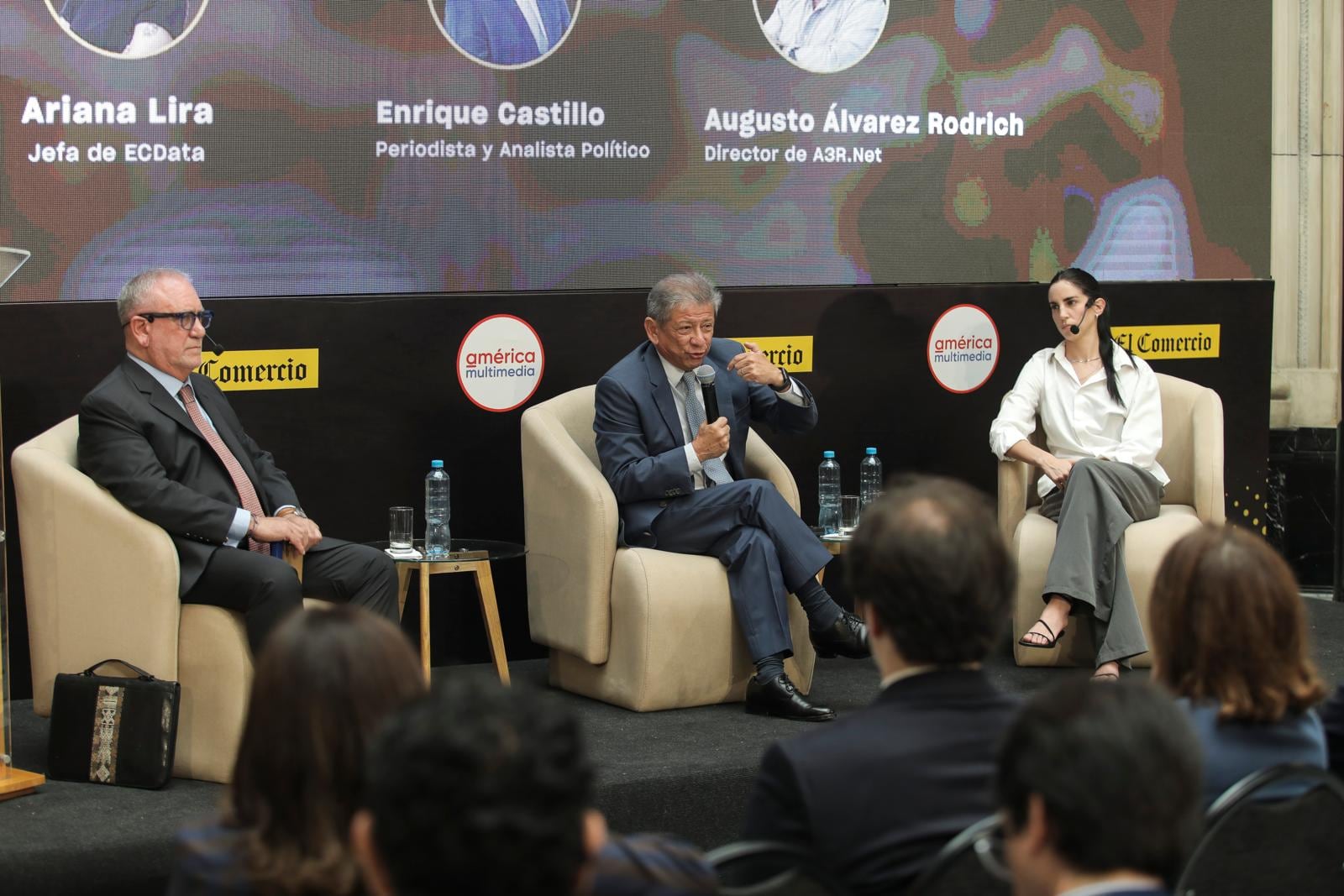 Foro de El Comercio y América Multimedia. Foto: Joel Alonzo, Grupo El Comercio