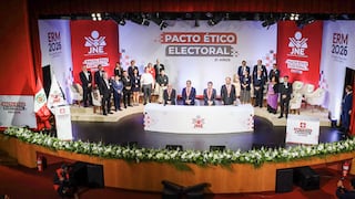 ERM 2026: partidos políticos suscribieron Pacto Ético y se comprometieron a “jugar limpio” en campaña